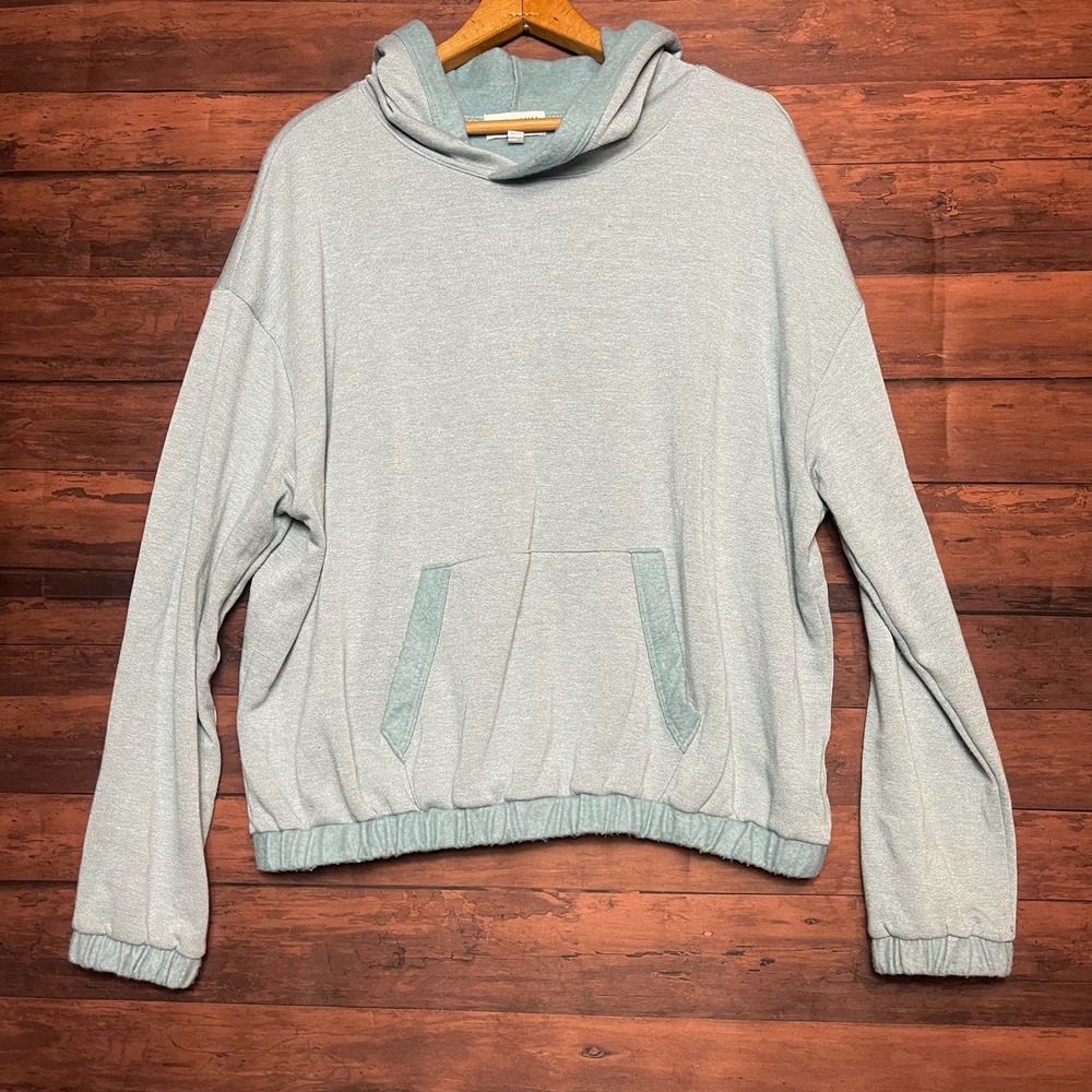 Oli Viv Women's Light Blue Pullover Hoodie‎ Size XL